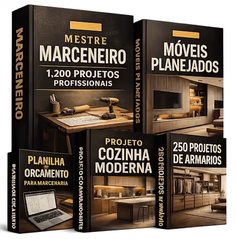 Mais de 1200 Projetos de Marcenaria (Plano Completo)